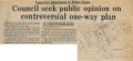 19810724 PUBLIC CONSULTED ON ONE WAY ROUTE CN
